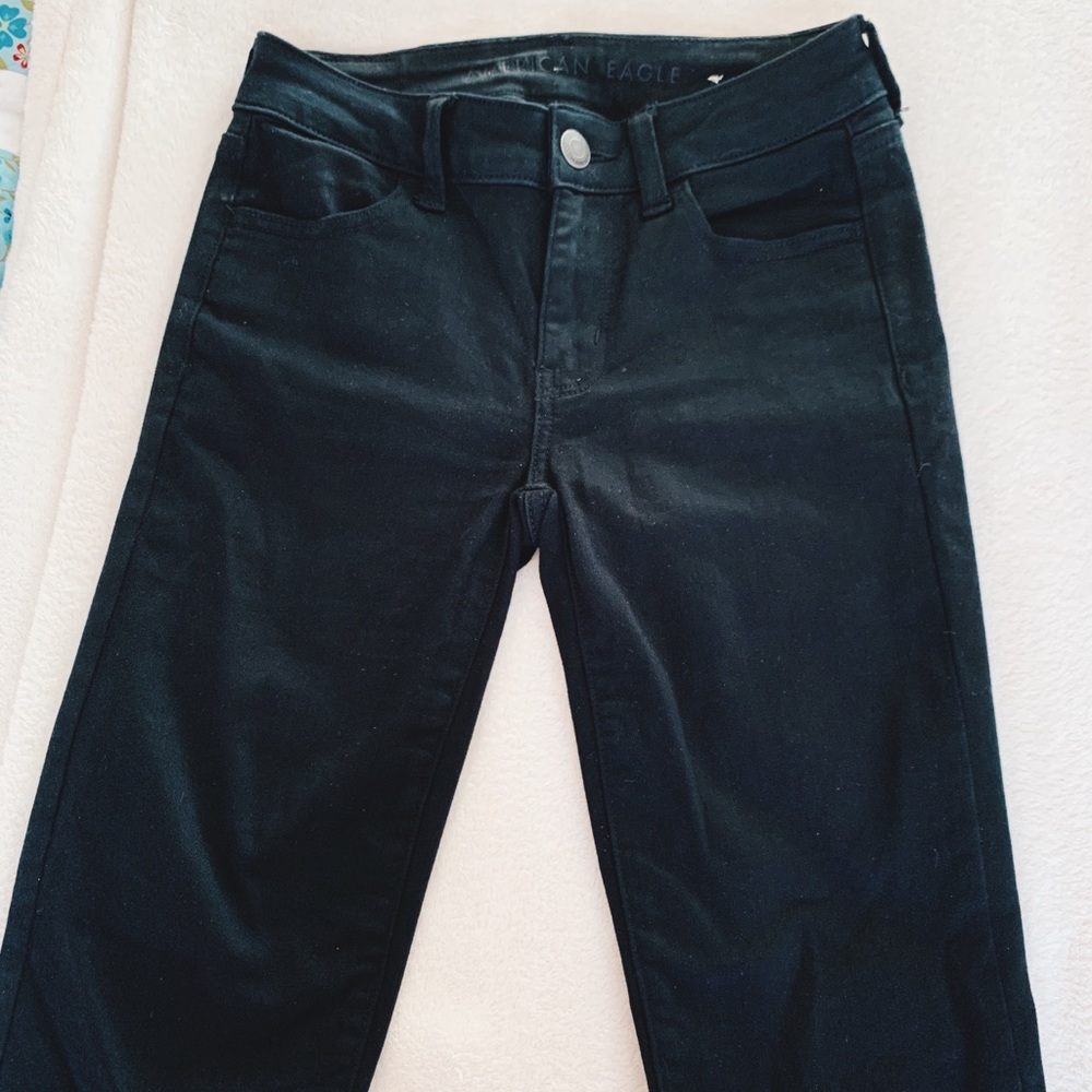 American Eagle Black Skinny Jeans